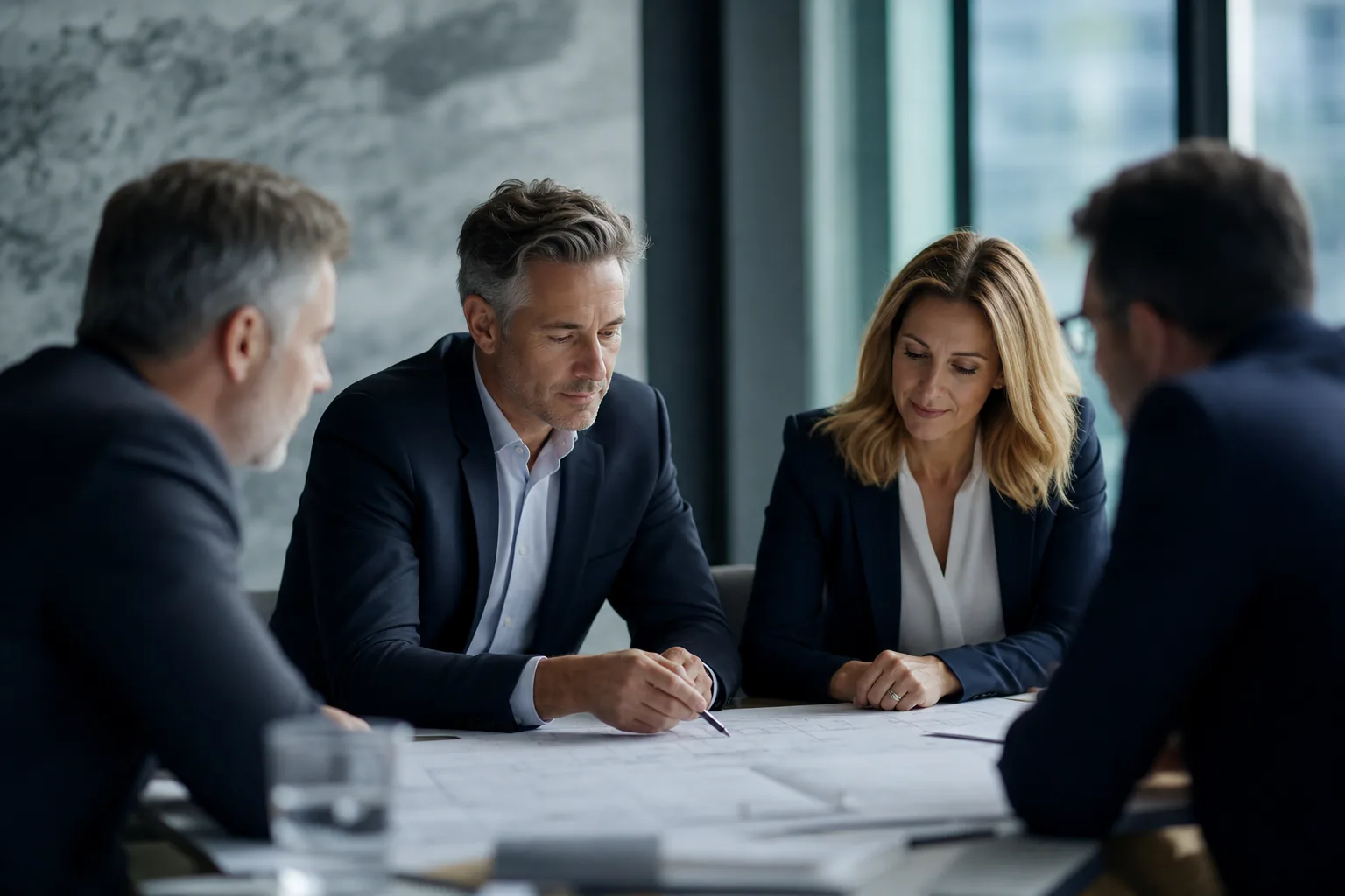 Executive leadership in the room